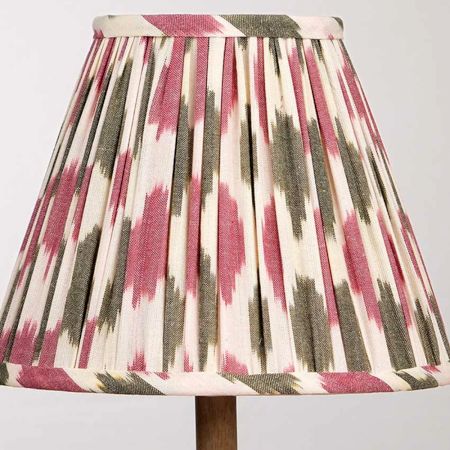 Pink Ikat Empire Lampshade Small